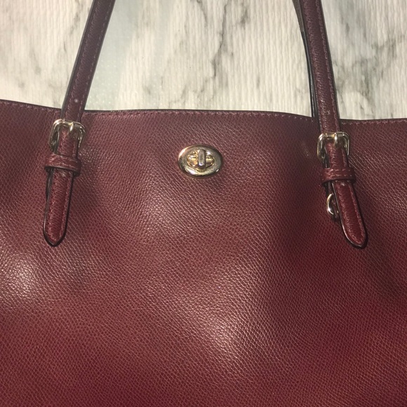 Coach Large Tote 36554. Leather - Picture 2 of 15